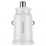 Автомобильное зарядное устройство Baseus 2 USB 3.1 А (white)